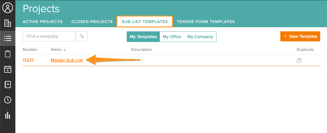 How Main Contractors Can Add Tender Packages To Sub List Templates ...